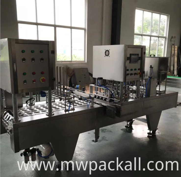Cup Filling Automatic Ice-cream/water Cup Filling and Sealing Machine Plastic Food Beverage Electric